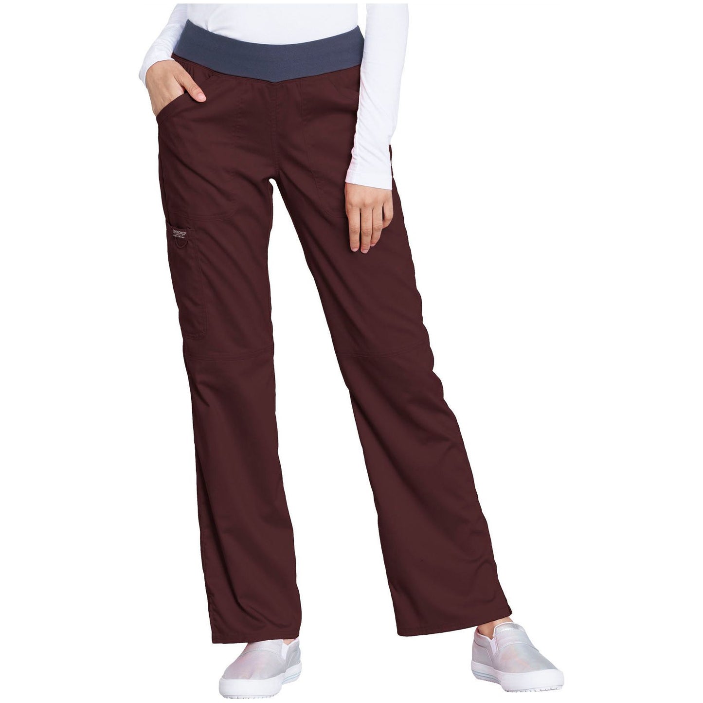 Mid Rise Straight Leg Pull-on Pant