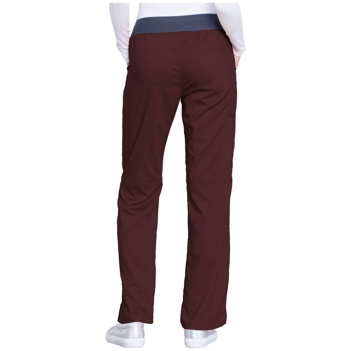 Mid Rise Straight Leg Pull-on Pant