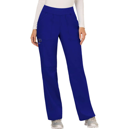 Mid Rise Straight Leg Pull-on Pant