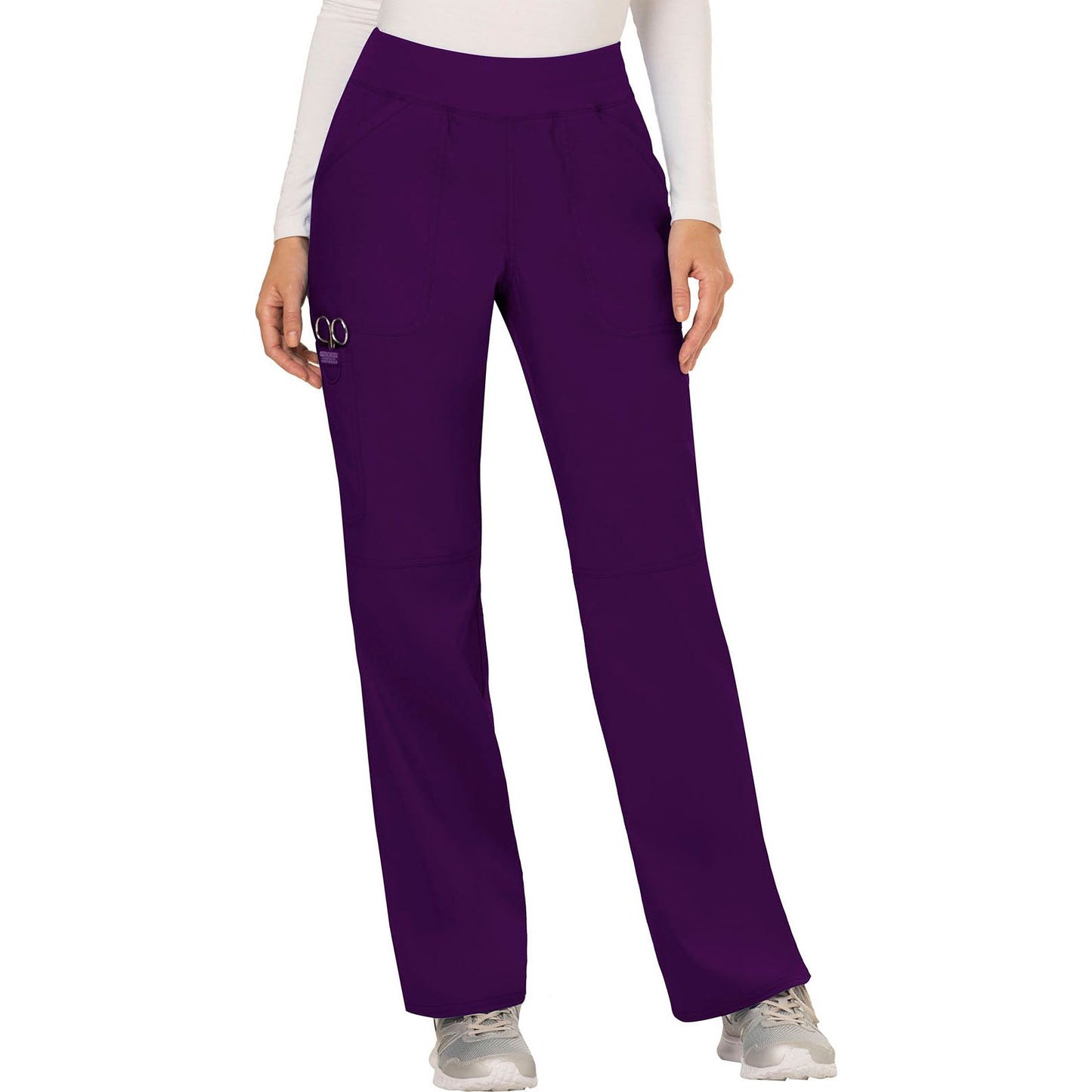 Mid Rise Straight Leg Pull-on Pant