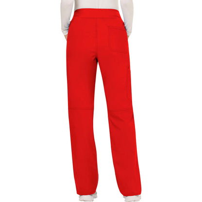 Mid Rise Straight Leg Pull-on Pant