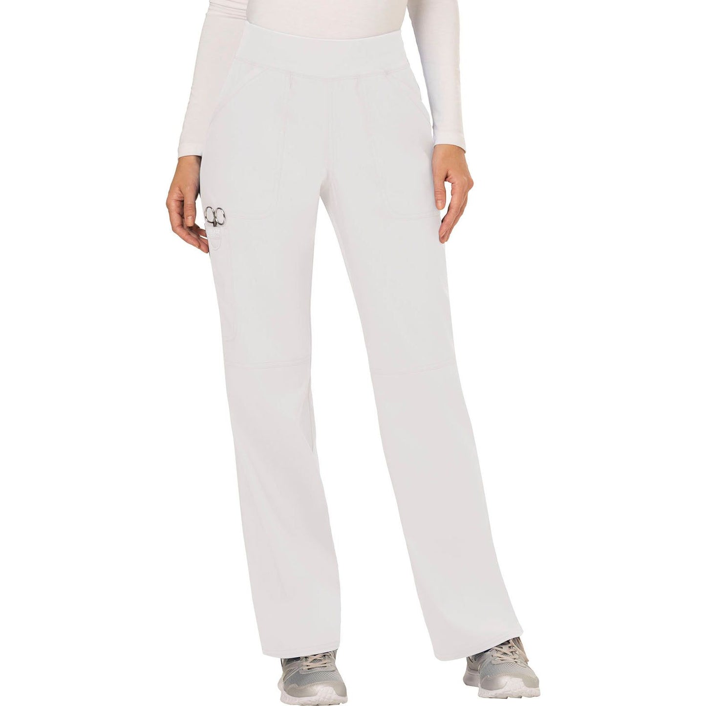Mid Rise Straight Leg Pull-on Pant