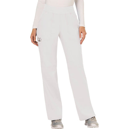 Mid Rise Straight Leg Pull-on Pant