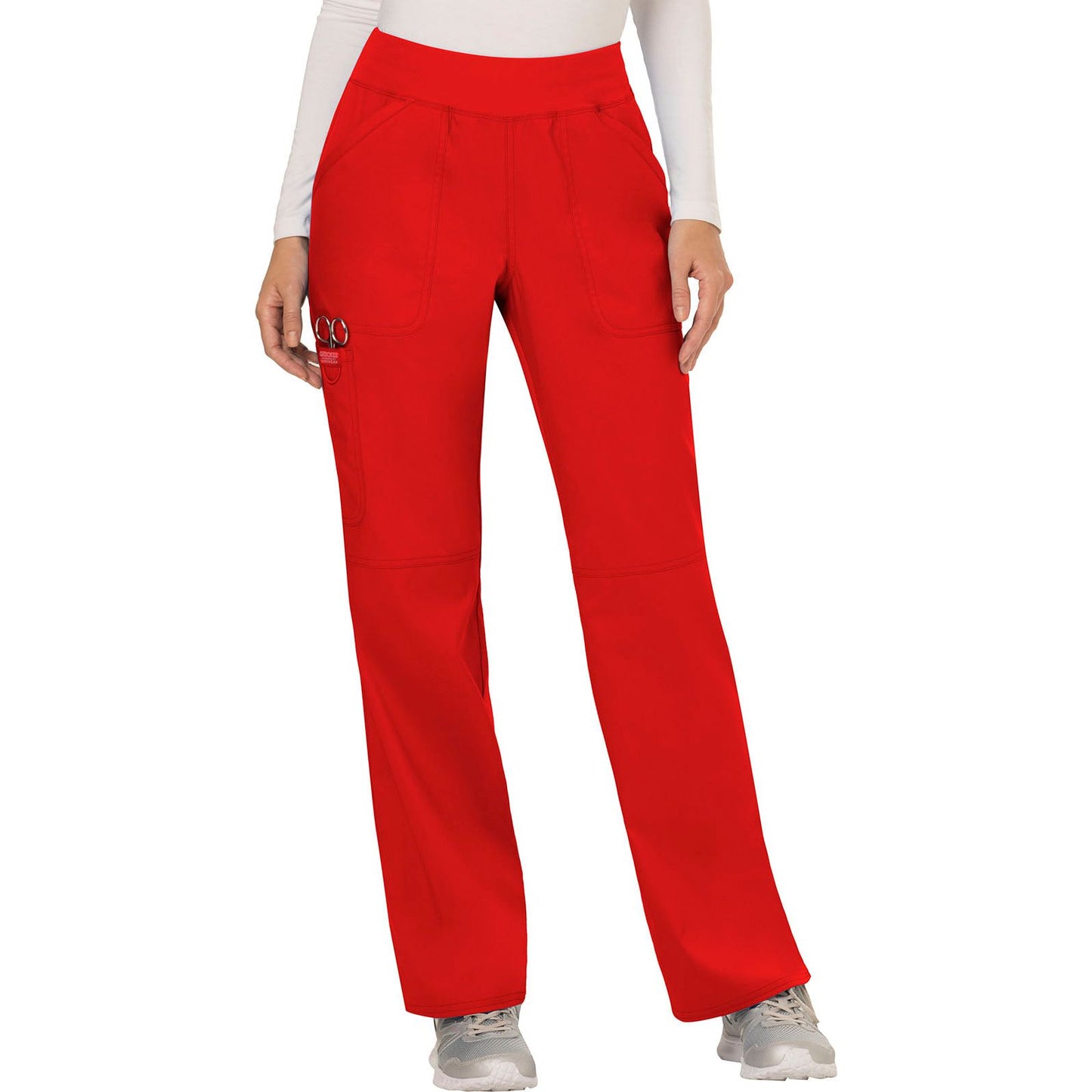 Mid Rise Straight Leg Pull-on Pant
