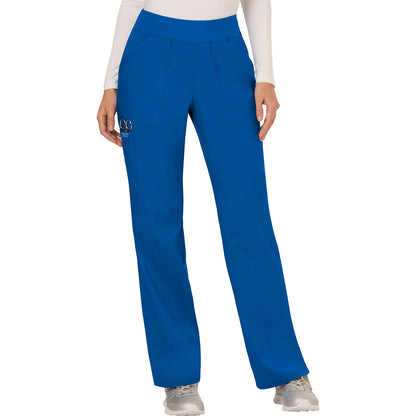Mid Rise Straight Leg Pull-on Pant