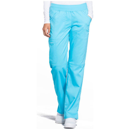 Mid Rise Straight Leg Pull-on Pant