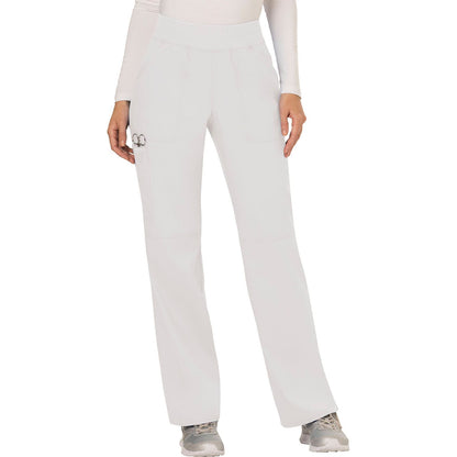 Mid Rise Straight Leg Pull-on Pant