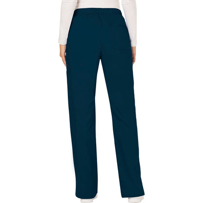 Mid Rise Moderate Flare Drawstring Pant