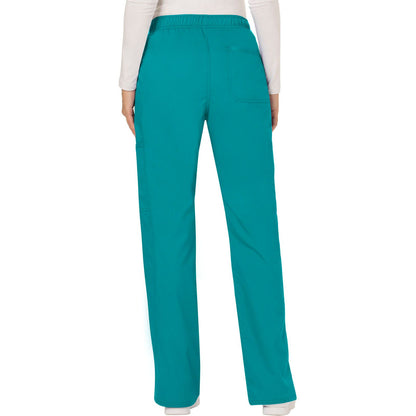Mid Rise Moderate Flare Drawstring Pant