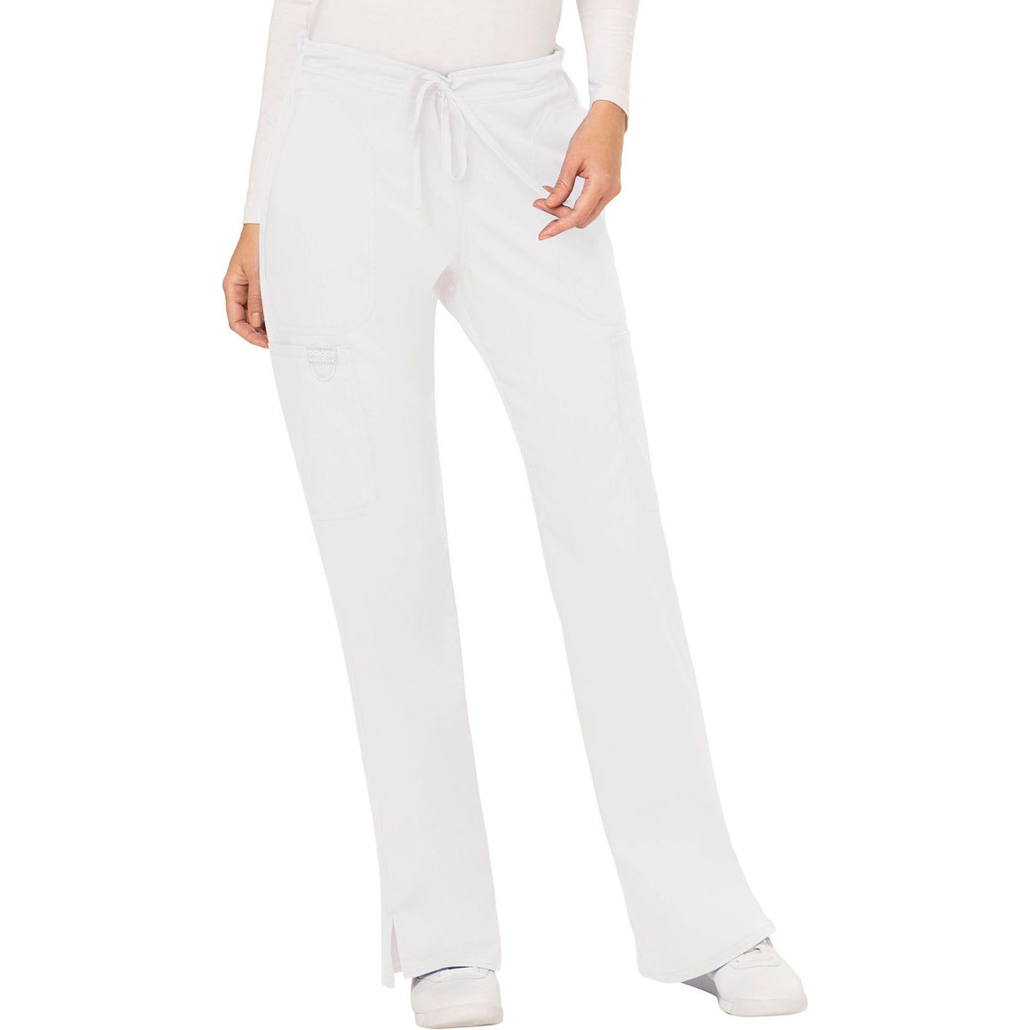 Mid Rise Moderate Flare Drawstring Pant