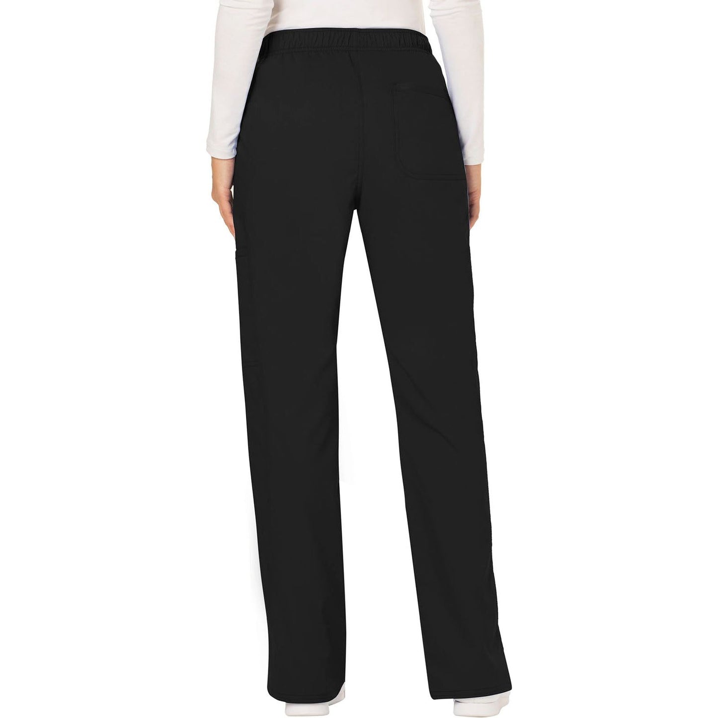 Mid Rise Moderate Flare Drawstring Pant