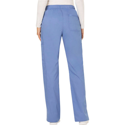 Mid Rise Moderate Flare Drawstring Pant