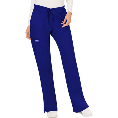 Mid Rise Moderate Flare Drawstring Pant