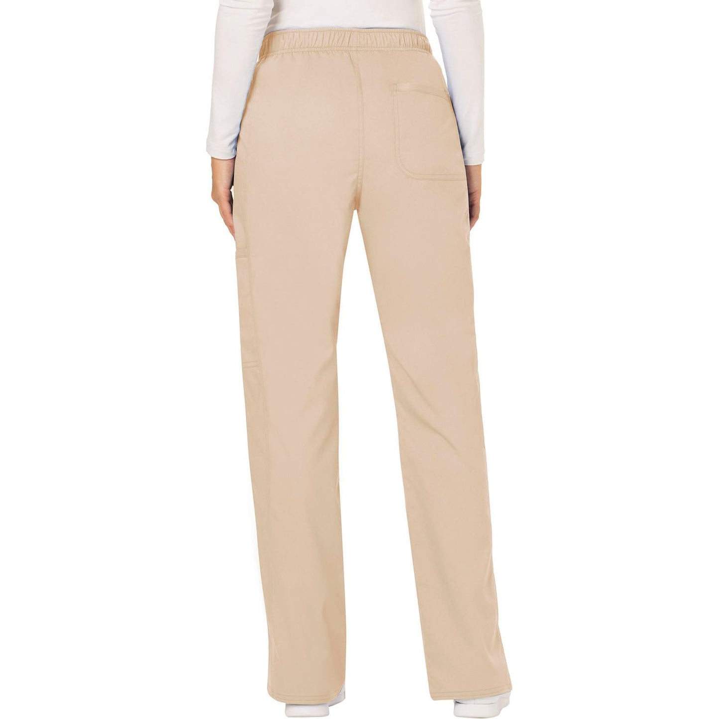 Mid Rise Moderate Flare Drawstring Pant