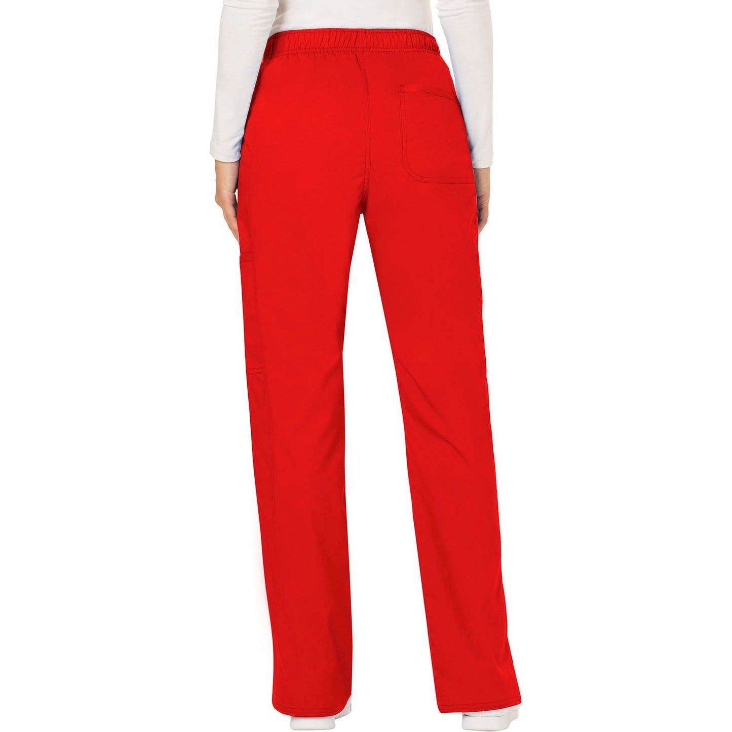 Mid Rise Moderate Flare Drawstring Pant