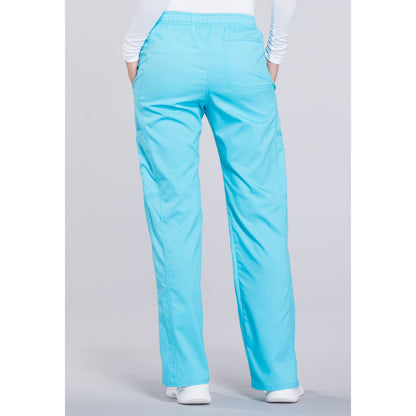 Mid Rise Moderate Flare Drawstring Pant