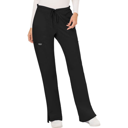 Mid Rise Moderate Flare Drawstring Pant