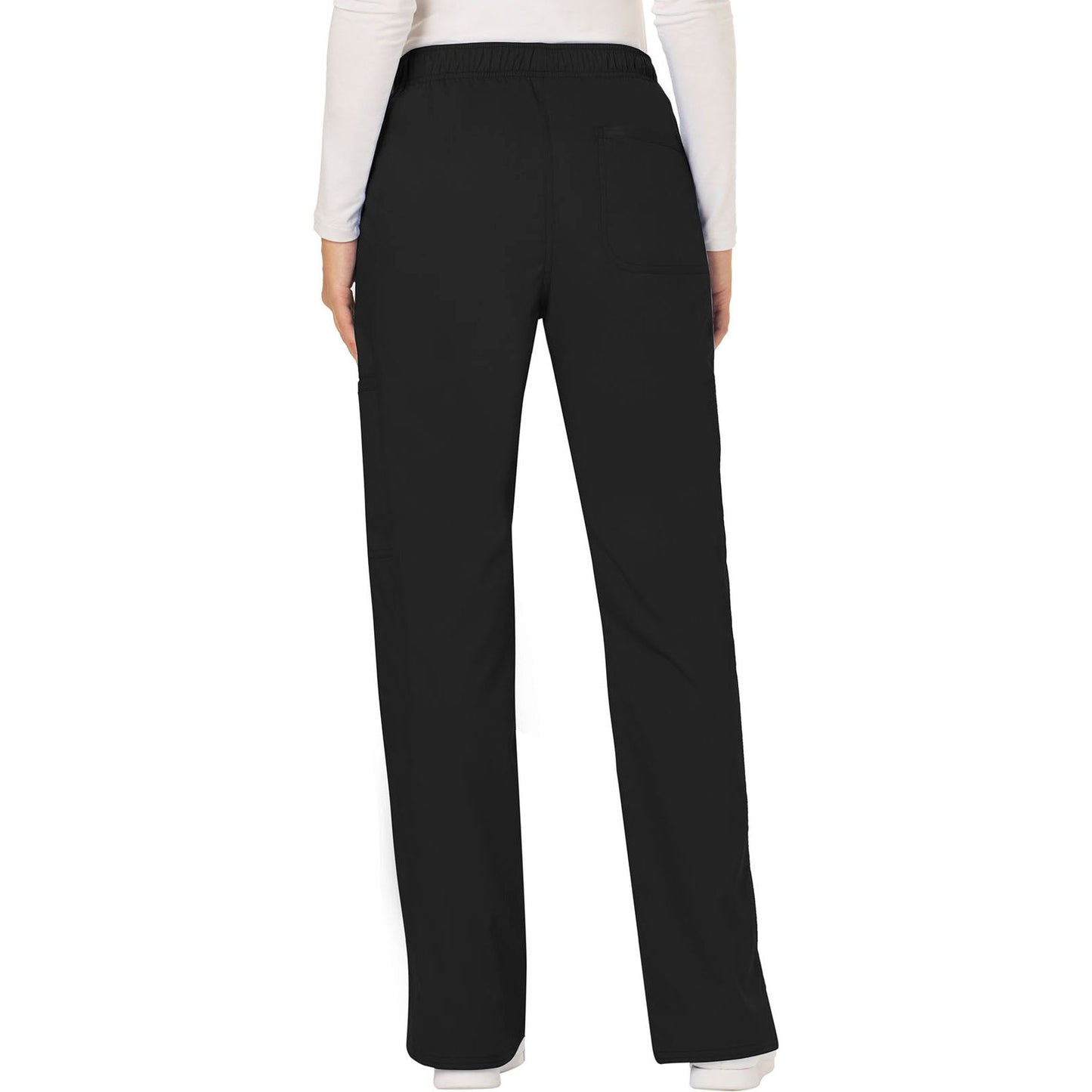Mid Rise Moderate Flare Drawstring Pant