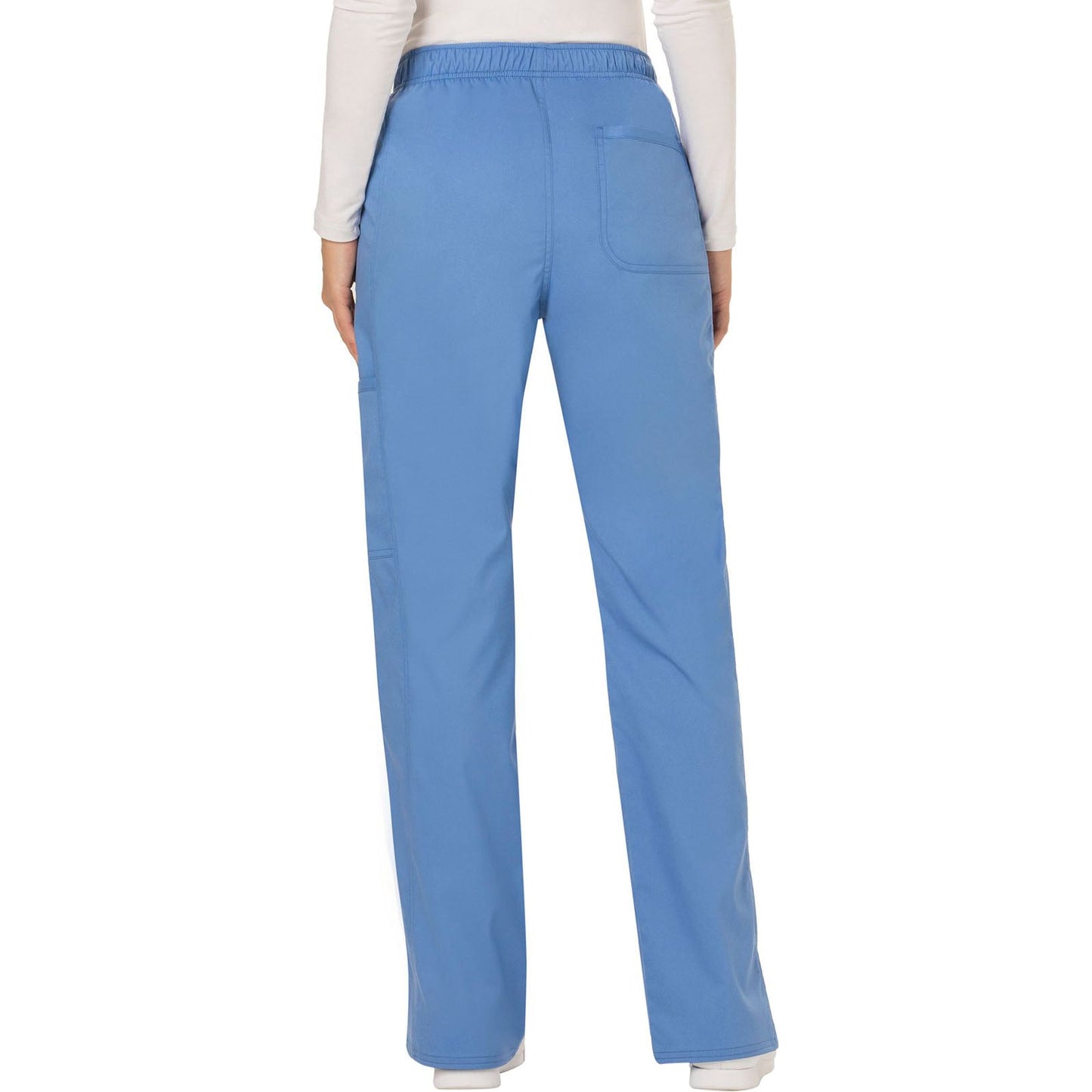 Mid Rise Moderate Flare Drawstring Pant