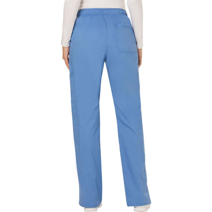 Mid Rise Moderate Flare Drawstring Pant
