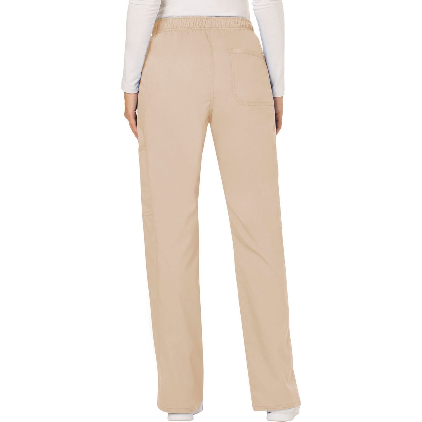 Mid Rise Moderate Flare Drawstring Pant