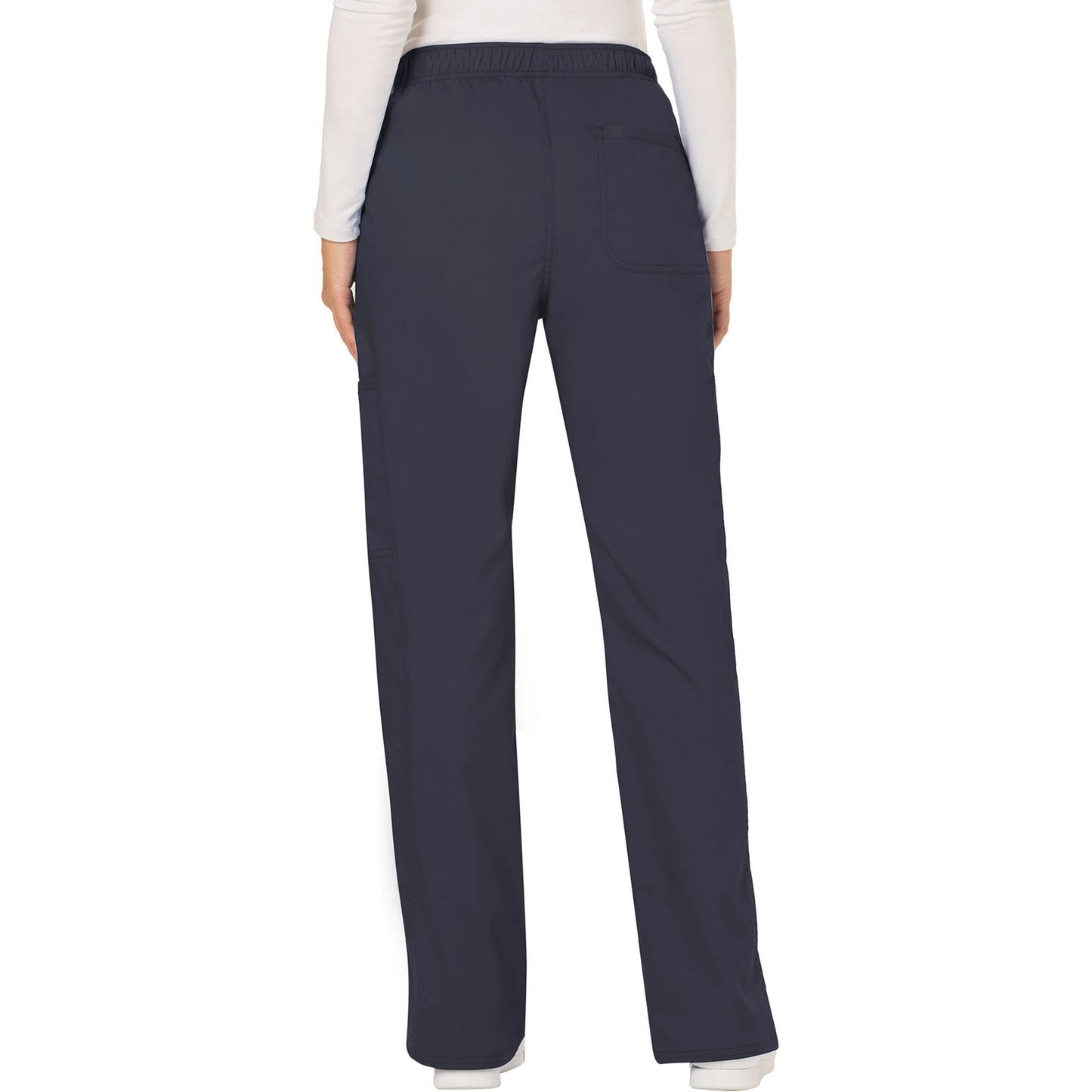 Mid Rise Moderate Flare Drawstring Pant