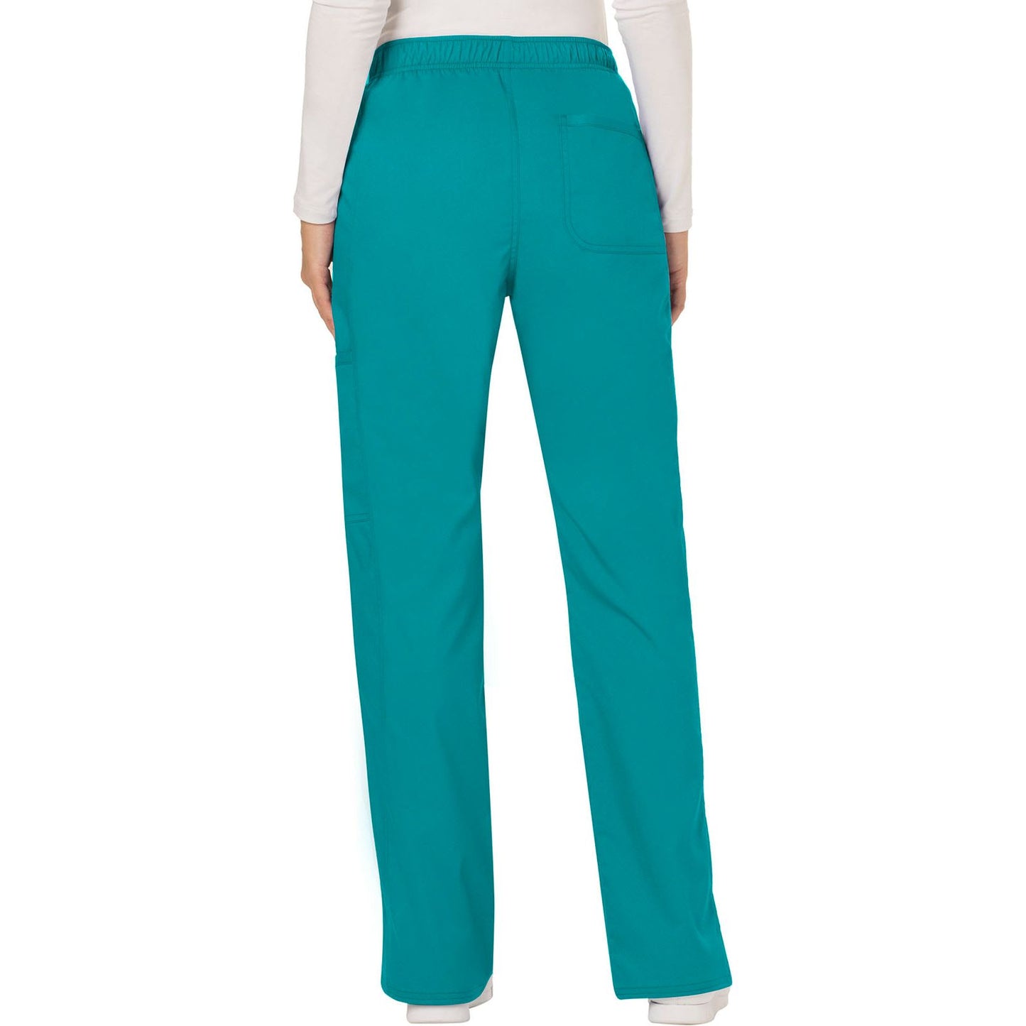 Mid Rise Moderate Flare Drawstring Pant