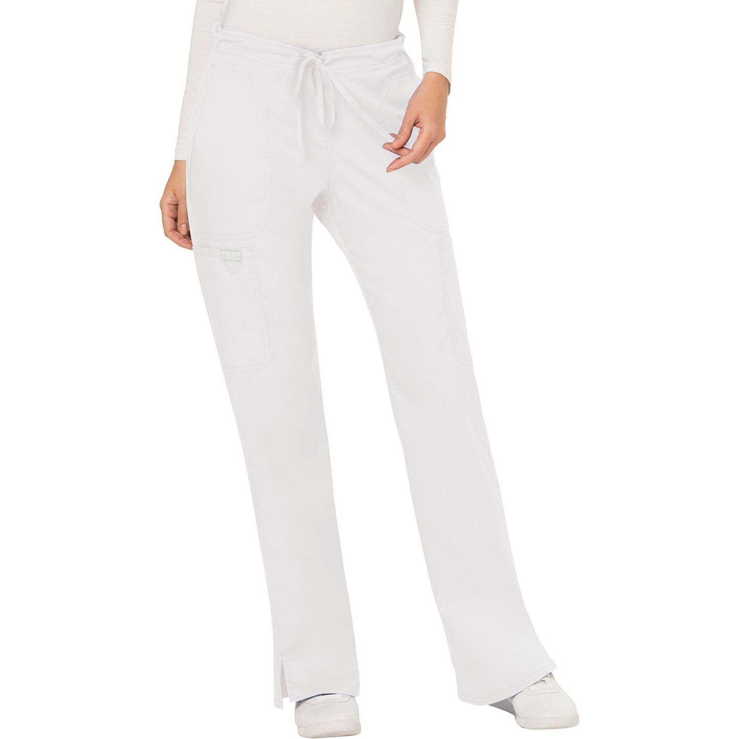 Mid Rise Moderate Flare Drawstring Pant