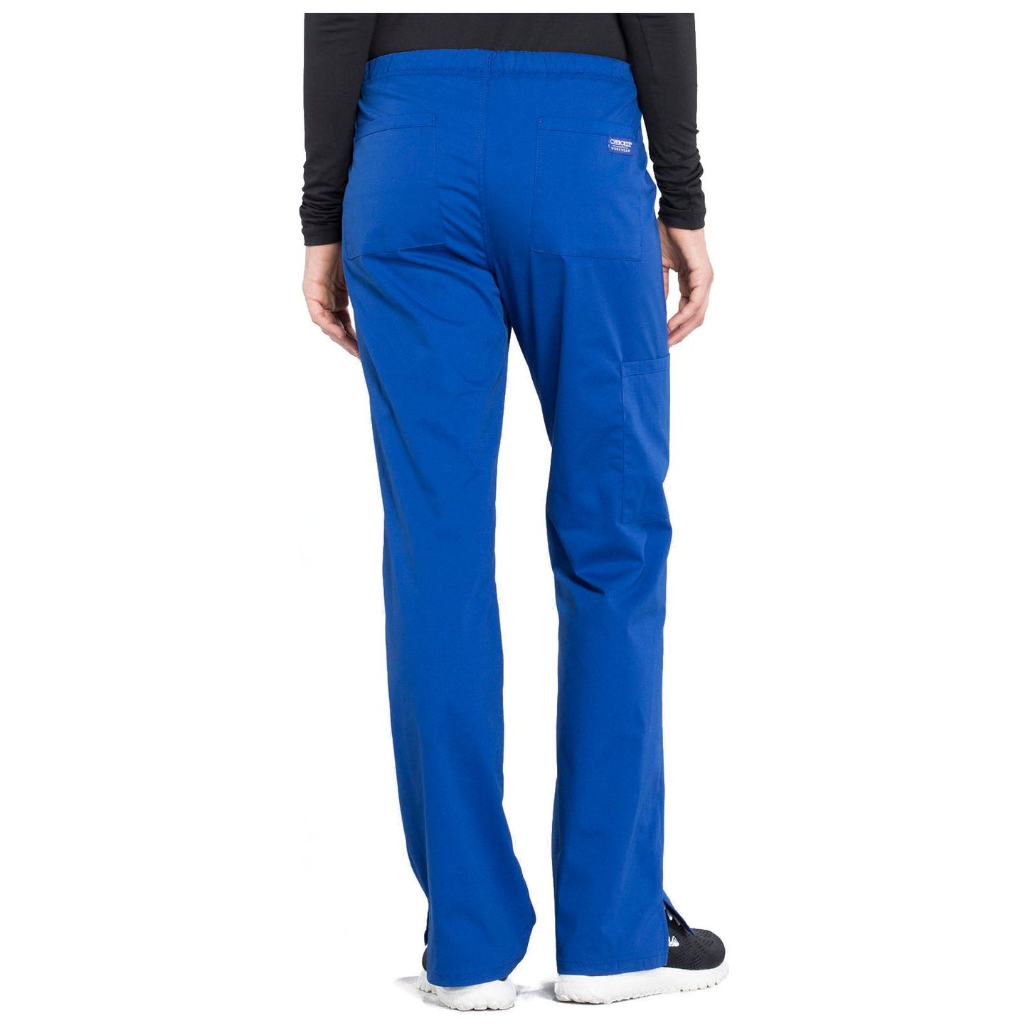 Mid Rise Straight Leg Drawstring Pant