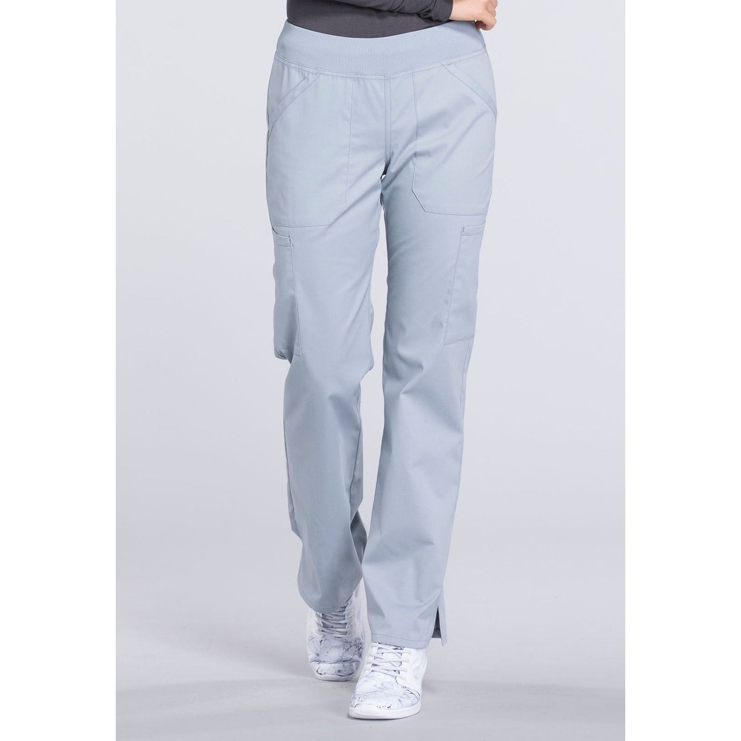 Mid Rise Straight Leg Pull-on Cargo Pant