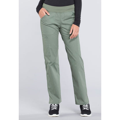 Mid Rise Straight Leg Pull-on Cargo Pant