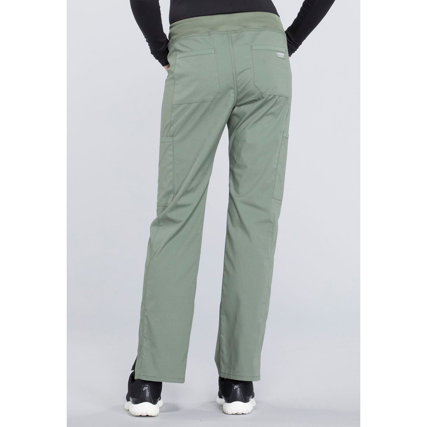 Mid Rise Straight Leg Pull-on Cargo Pant