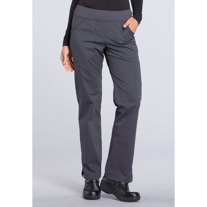 Mid Rise Straight Leg Pull-on Cargo Pant