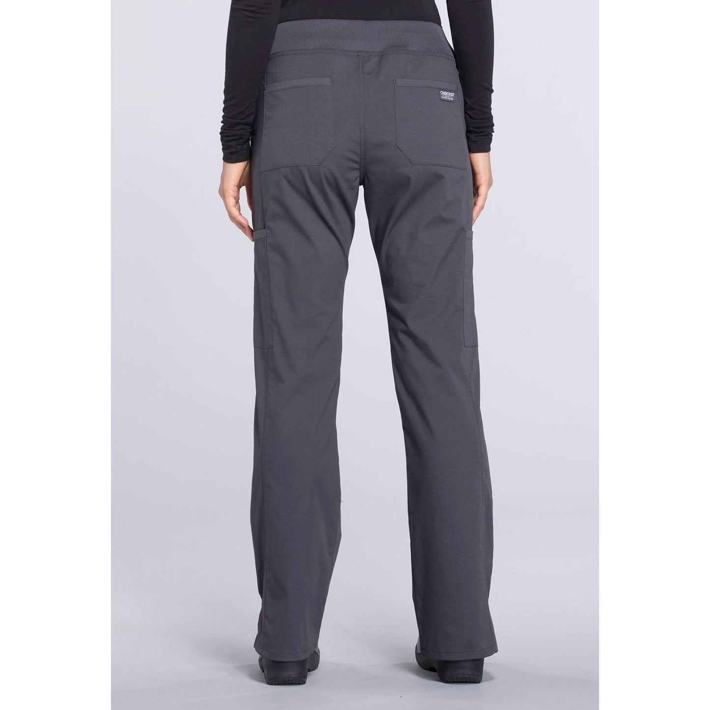 Mid Rise Straight Leg Pull-on Cargo Pant