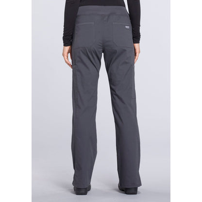 Mid Rise Straight Leg Pull-on Cargo Pant