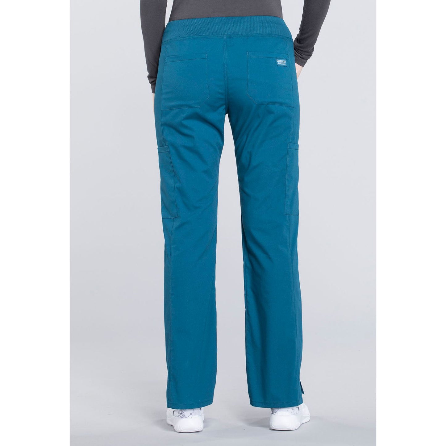 Mid Rise Straight Leg Pull-on Cargo Pant