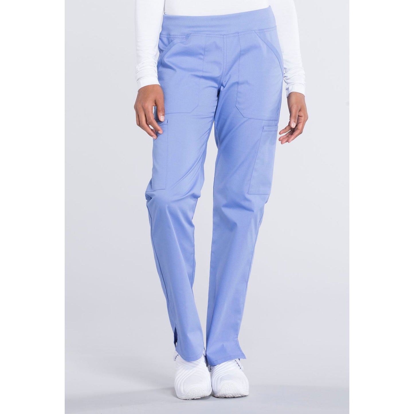 Mid Rise Straight Leg Pull-on Cargo Pant