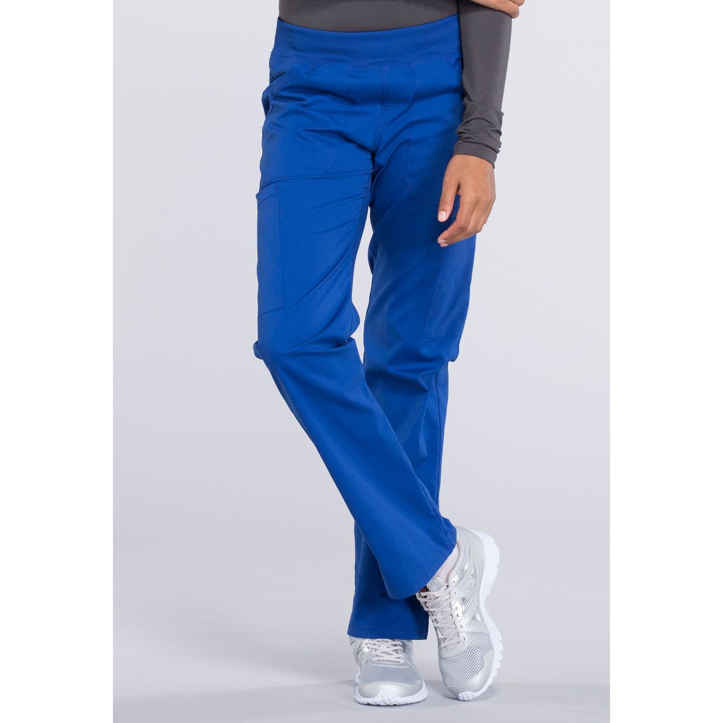 Mid Rise Straight Leg Pull-on Cargo Pant