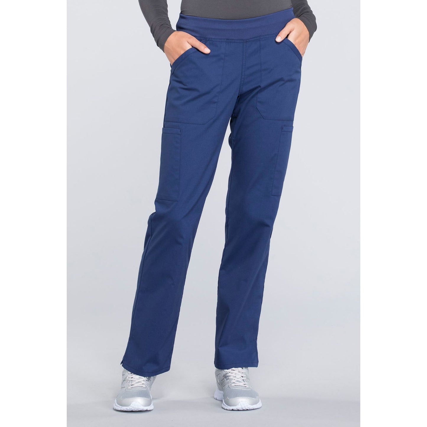 Mid Rise Straight Leg Pull-on Cargo Pant