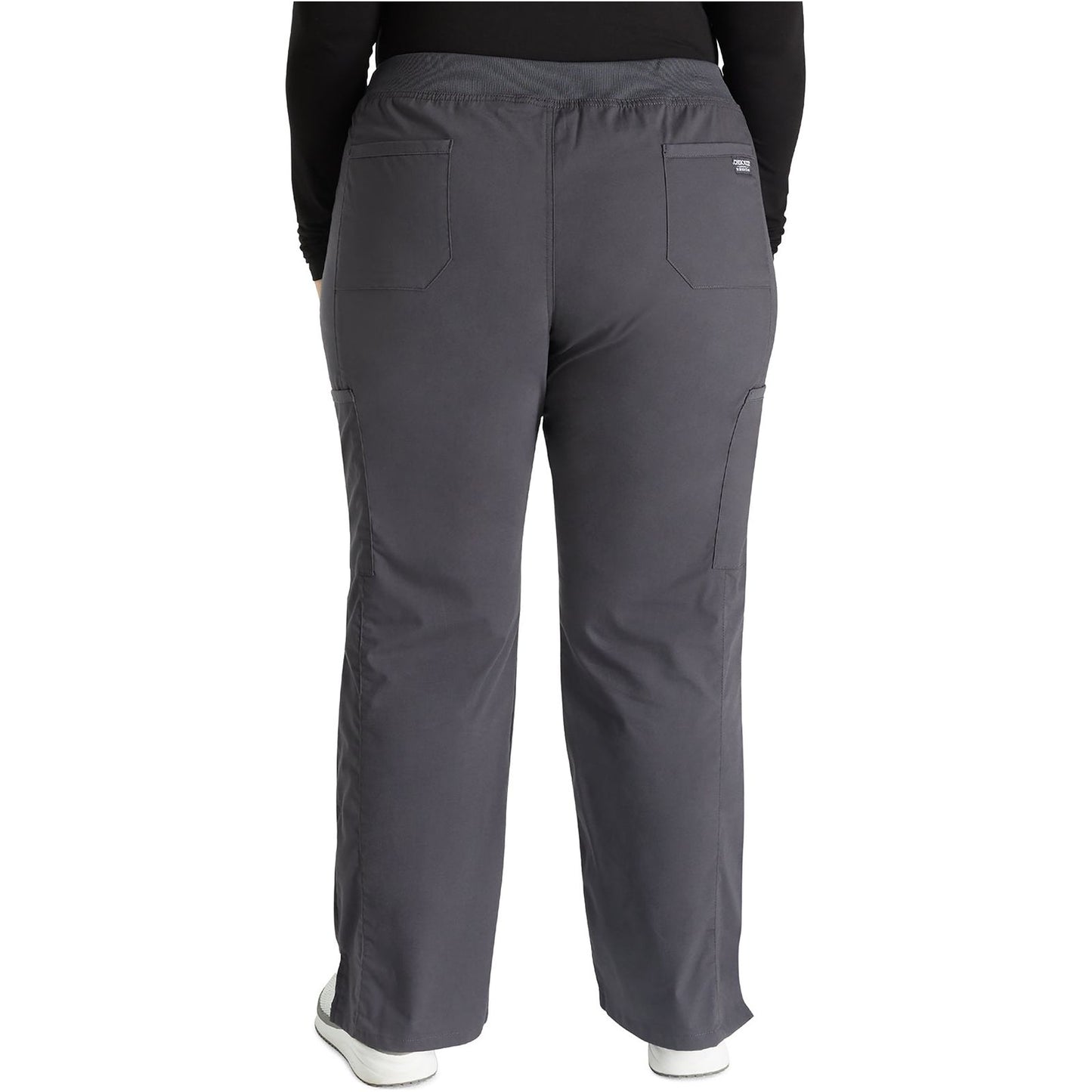 Mid Rise Straight Leg Pull-on Cargo Pant