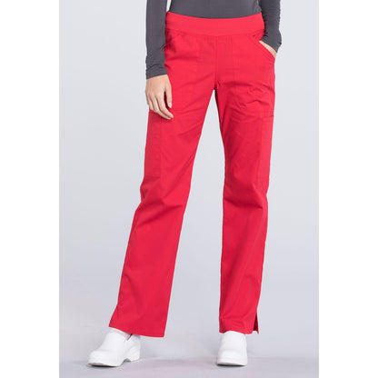 Mid Rise Straight Leg Pull-on Cargo Pant