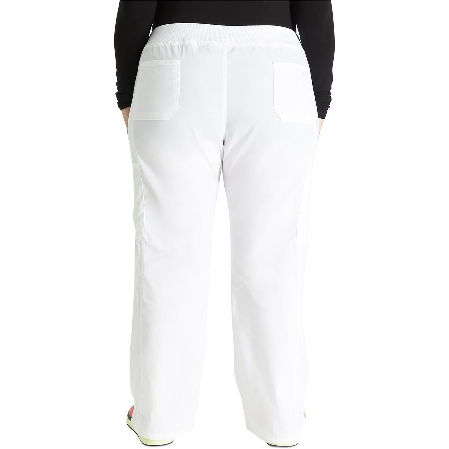 Mid Rise Straight Leg Pull-on Cargo Pant