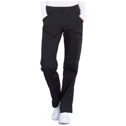 Mid Rise Straight Leg Pull-on Cargo Pant