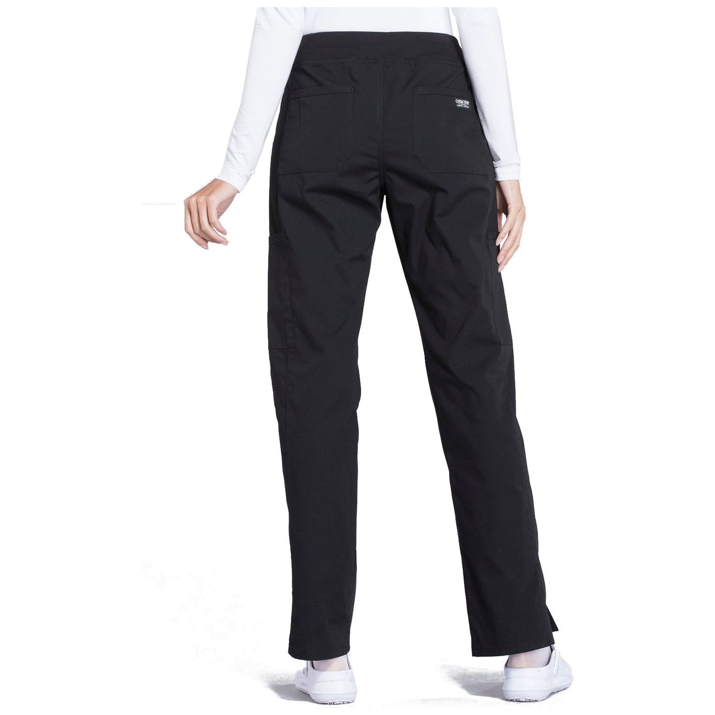 Mid Rise Straight Leg Pull-on Cargo Pant