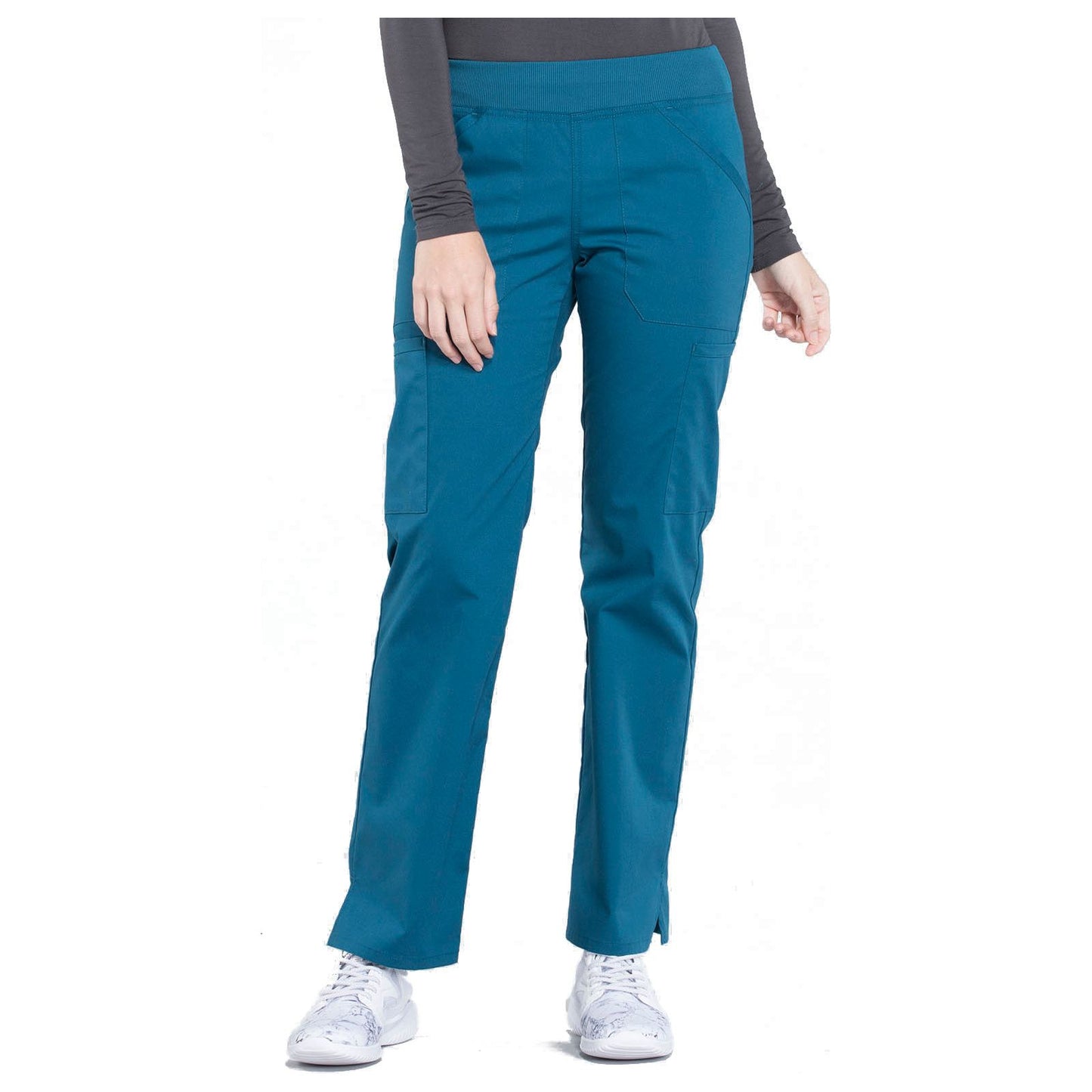 Mid Rise Straight Leg Pull-on Cargo Pant