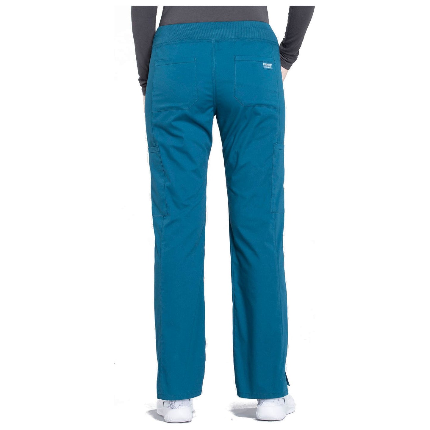 Mid Rise Straight Leg Pull-on Cargo Pant
