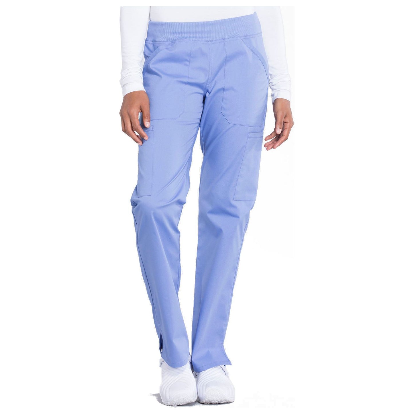 Mid Rise Straight Leg Pull-on Cargo Pant