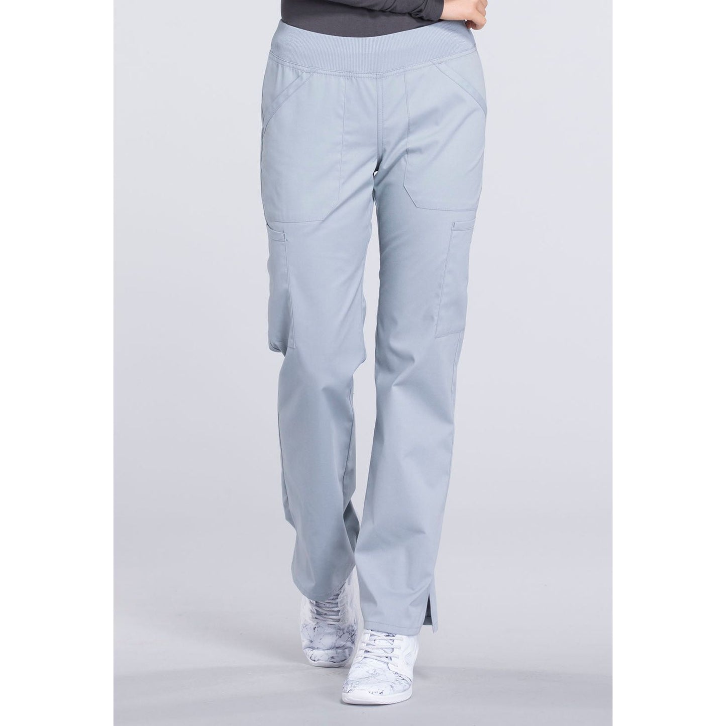 Mid Rise Straight Leg Pull-on Cargo Pant