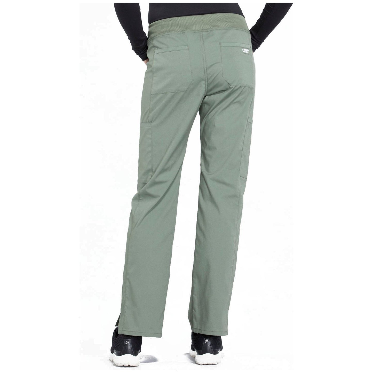 Mid Rise Straight Leg Pull-on Cargo Pant