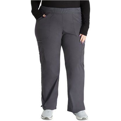 Mid Rise Straight Leg Pull-on Cargo Pant